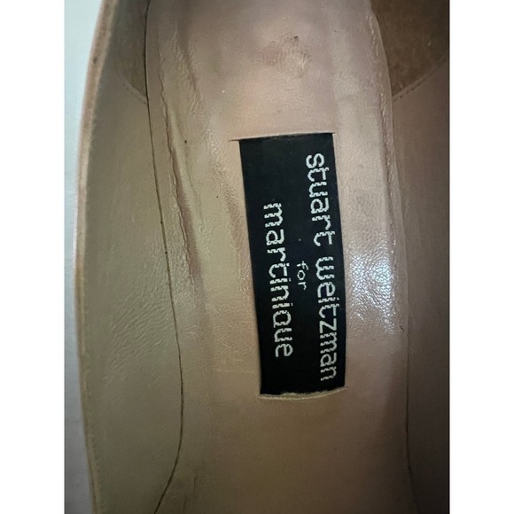Vintage Stuart Weitzman for Martinique Mauve Snake Leather Pumps  7.5 - Picture 3 of 9